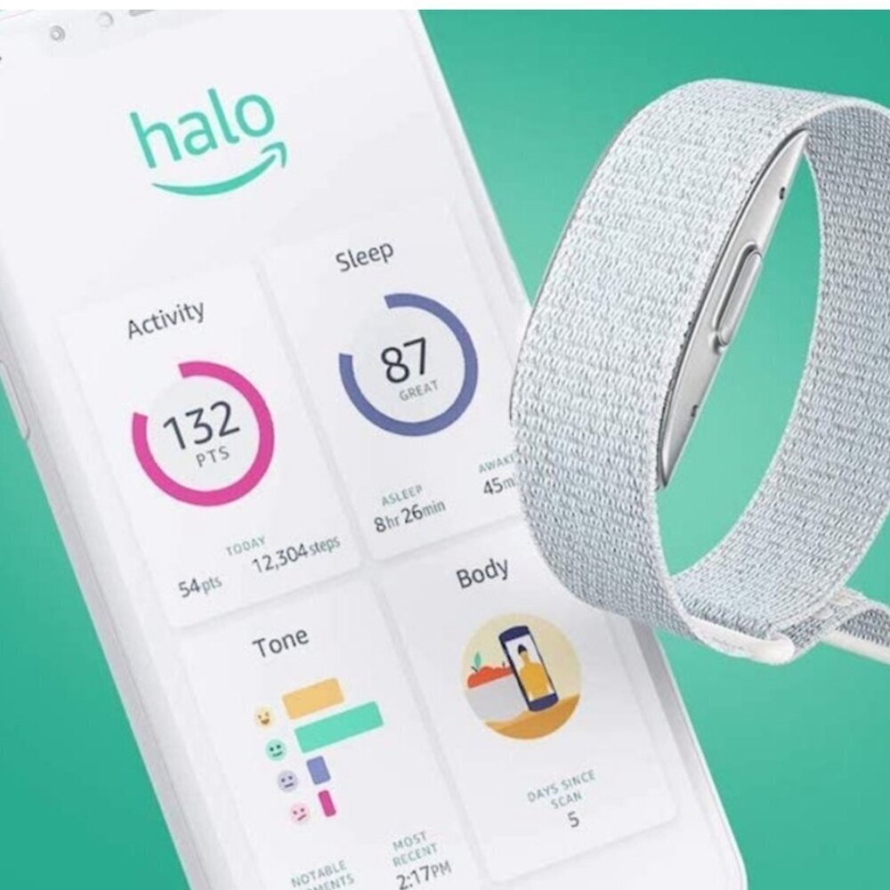 Amazon Halo Health Fitness tracker silver M - Picture 5 of 10